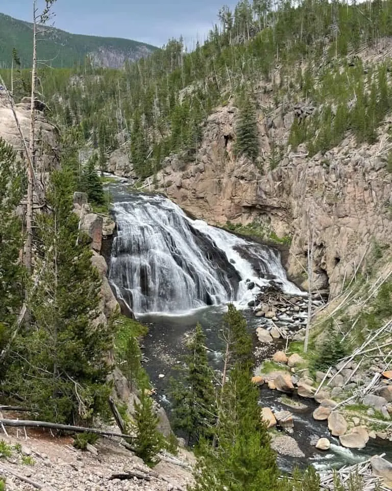 Gibbon Falls in Yellowstone