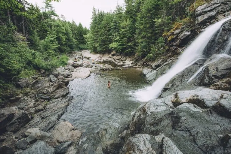 10 Best National Parks in Canada 9 Waterfal near Bay of Funday in Canada