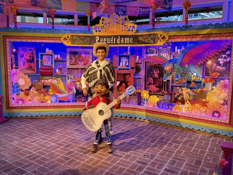 Miguel at Plaza del la Familia in Disneyland California Adventure