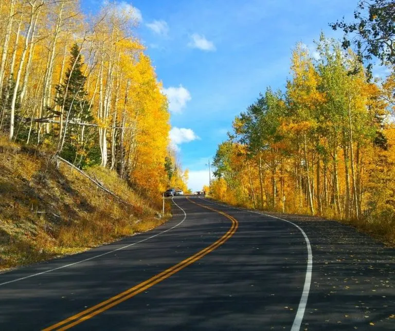 Guardsman Pass near Park City is a great place to enjoy Utah fall foliage