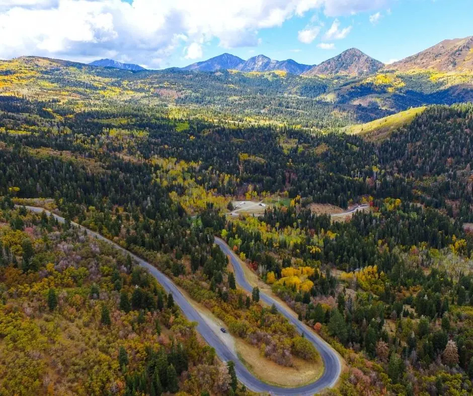 Utah fall colors on the Nebo Loop