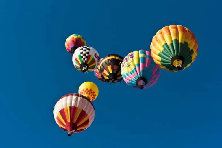 See North Carolina fall colors from above at the Carolina Balloonfest