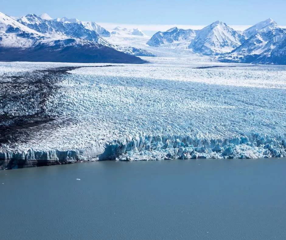 Knik Glacier is a day trip from Anchorage