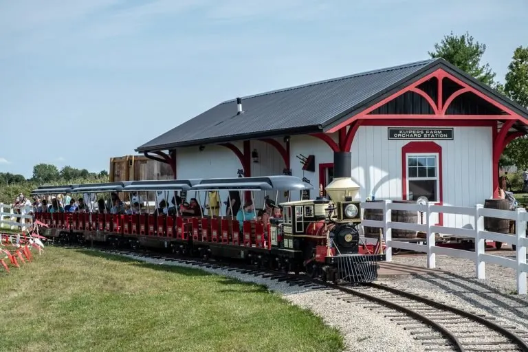 Train at Kuipers Family Farm , pumpkin patch near Chicago