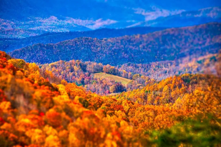 fall in the nc mountains