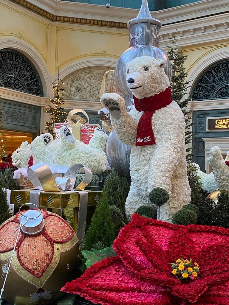 Christmas in Las Vegas must include a stop in the Bellagio Conservatory