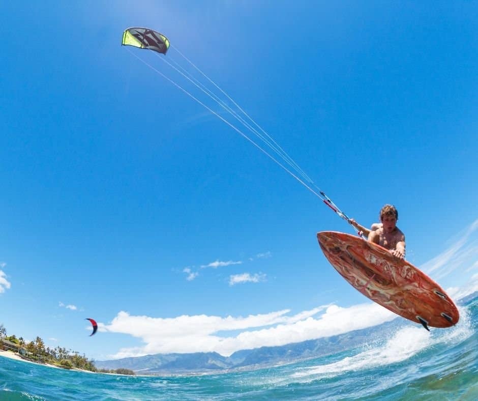 Kite boardingin Turks and Caicos