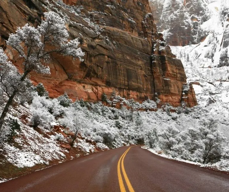 Zion in Winter