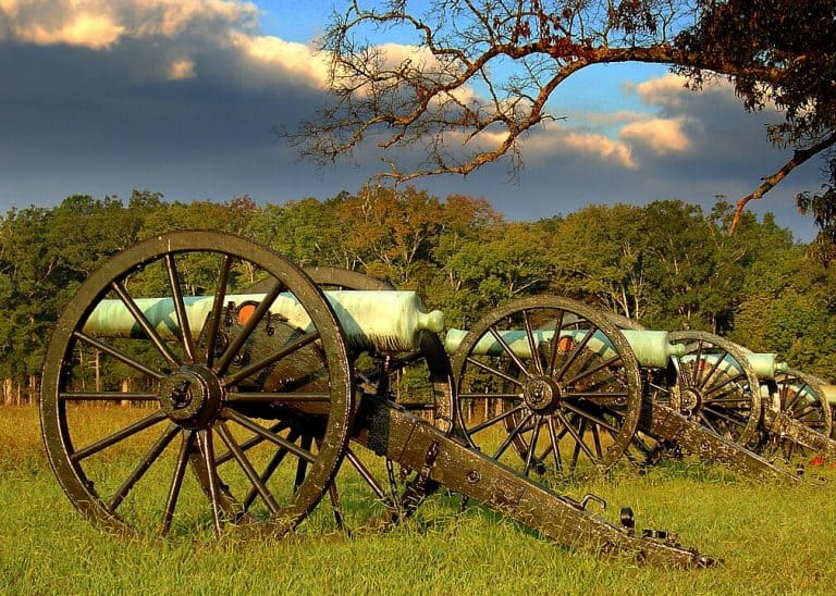 Tennessee Vacations for Families 2025- 50 Great Things to do in Tennessee with Kids 13 Cannon row at Chickamauga Chattanooga National Military Park