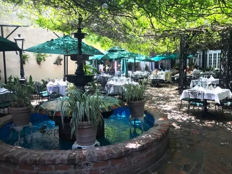 Courtyard at Court of Two SIsters in New Orleans