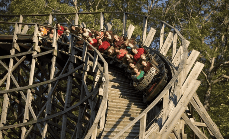 Tennessee Vacations for Families 2025- 50 Great Things to do in Tennessee with Kids 23 Dollywood Coaster
