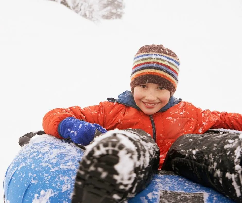 Snow Tubing in NC is fun