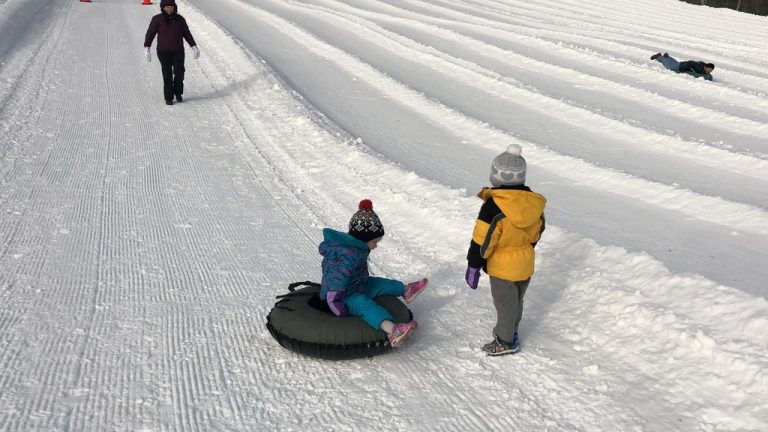 Yeeh-haw tubing hill at Steamboat Springs
