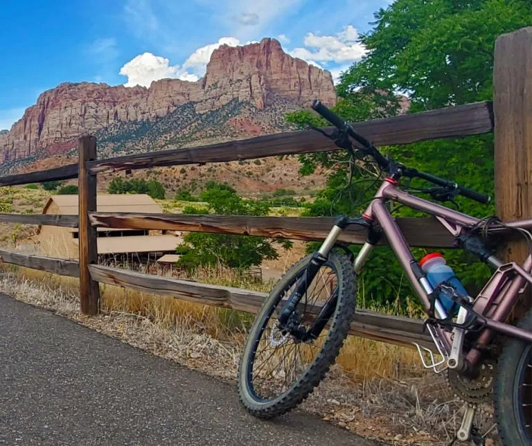 Riding your bike is a fun thing to do in Zion with kids