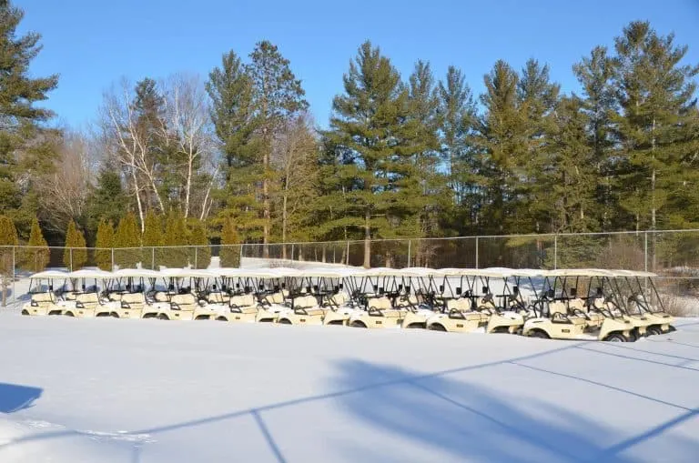 Timberlin Golf Club Sledding