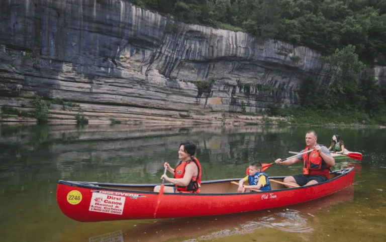 38 Great Things to do in Arkansas with Kids on a Family Vacation 9 Canoeing on Buffalo National River