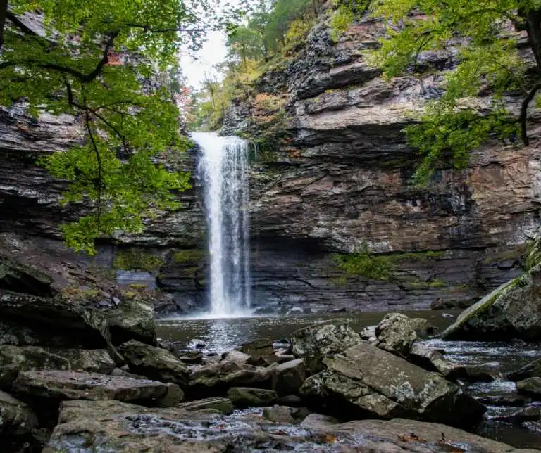 38 Great Things to do in Arkansas with Kids on a Family Vacation 11 Cedar Falls in Petiti Jean State Park