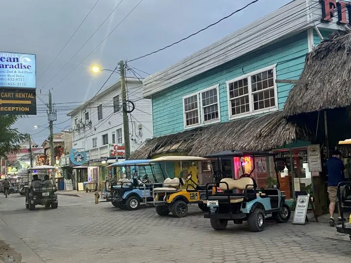 San Pedro Town in Belize