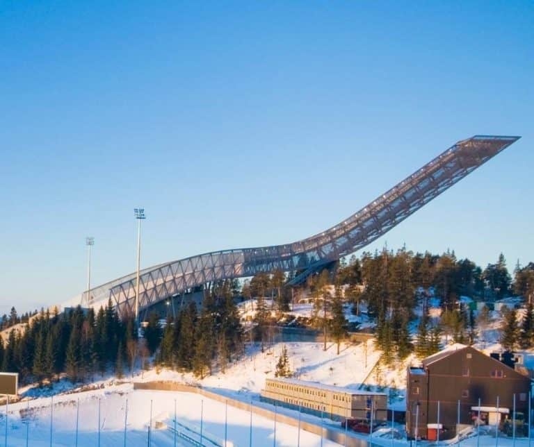 Holmenkollen Ski jump in Oslo