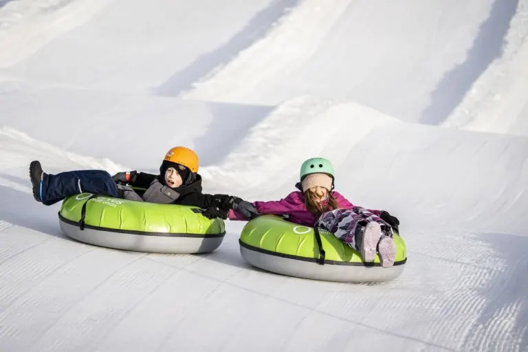 Snow Tubing in Banff