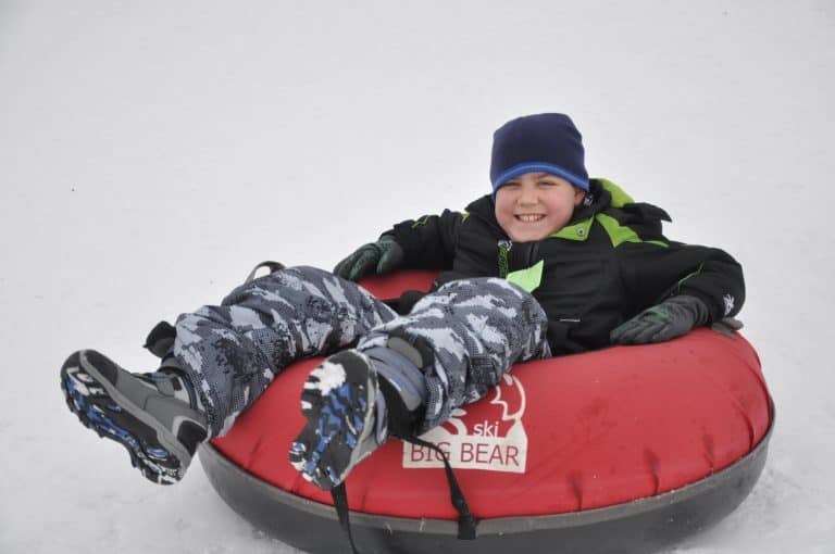 Snow Tubing at Masthope Mountain in PA