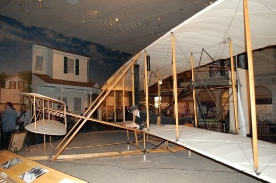 Wright Brothers planes at the Smithsonian Air and Space Museum