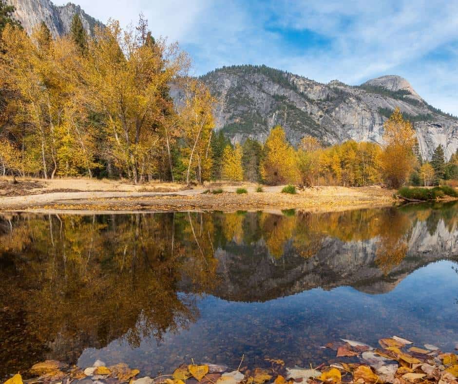 Yosemite National Park is beautiful in the Autumn