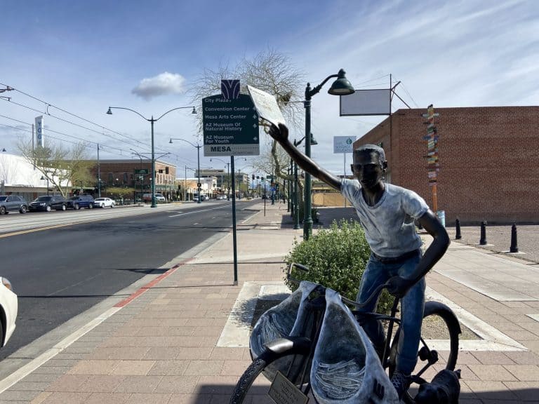 Sculpture in Downtown Mesa