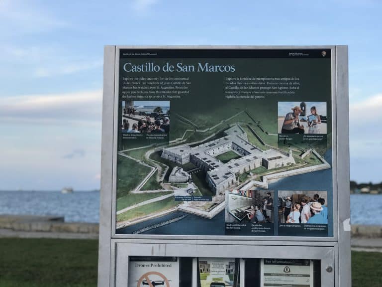 Things to do in St. Augustine with Kids include visiting the Castillo de San Marcos
