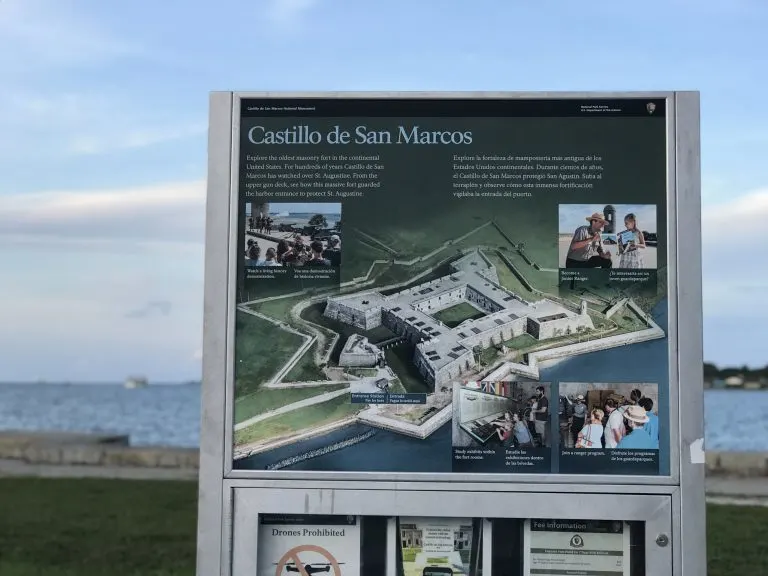 Things to do in St. Augustine with Kids include visiting the Castillo de San Marcos
