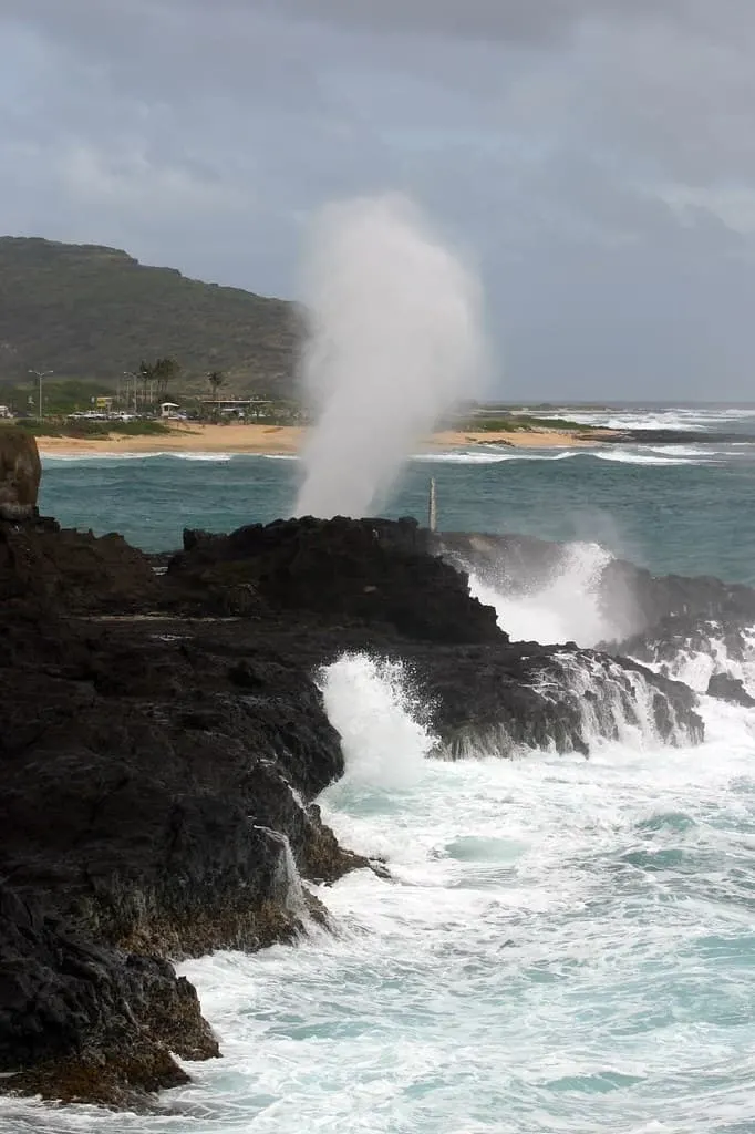 Halona Blowhole on Oahu