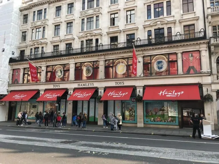 Hamleys toy store in London