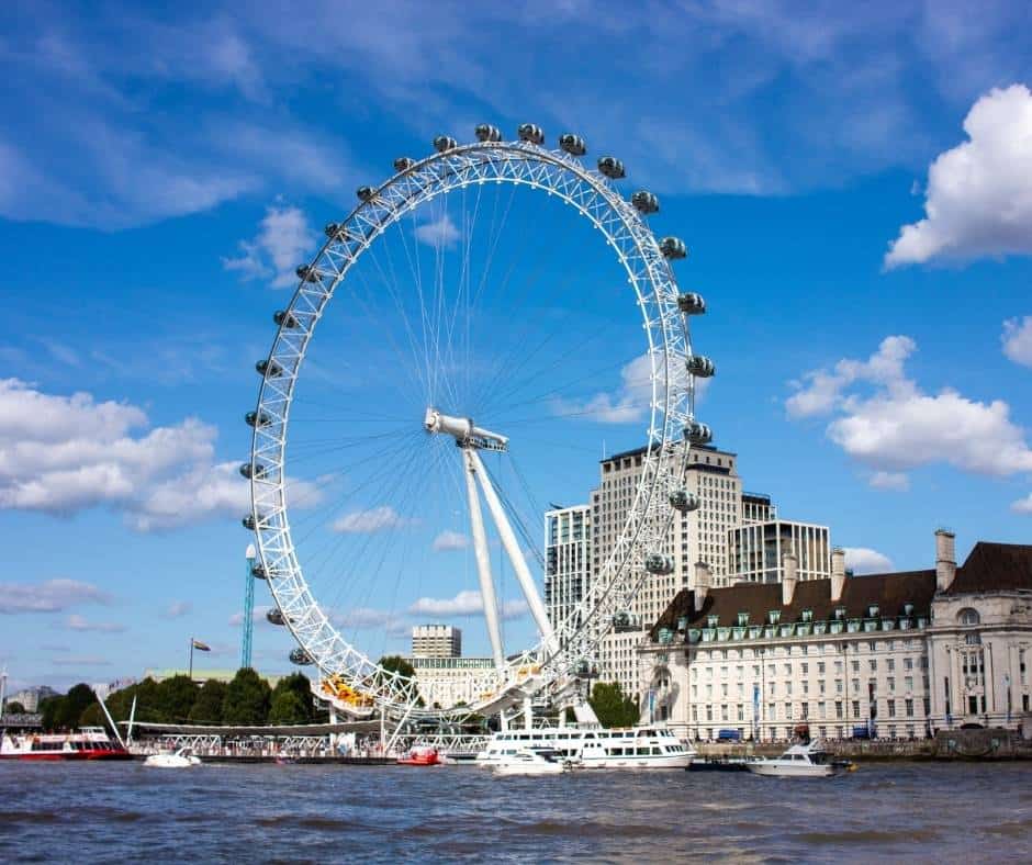 Visiting the London Eye is one of the cool things to do in London whht teens