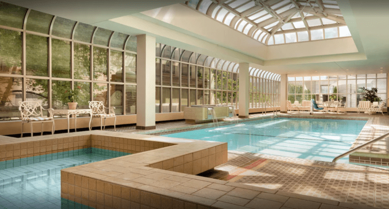 Fairmont Olympic Hotel in Seattle has a lovely indoor pool