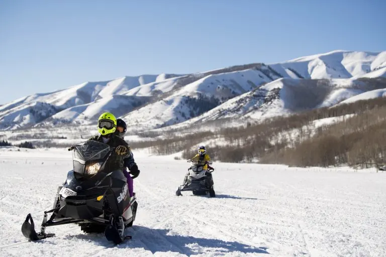 Snowmobiling in Park City