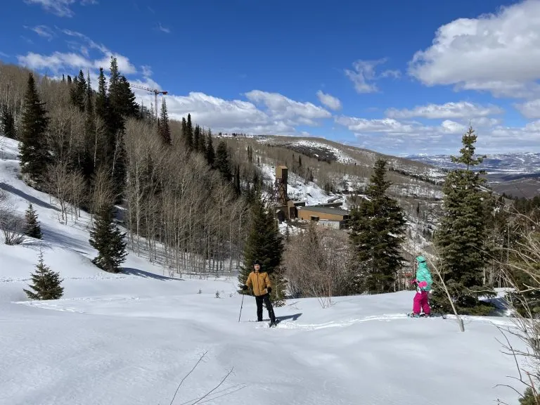 Snowshoeing in Park City Utah