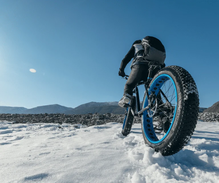 Snow Biking in Park City, Utah