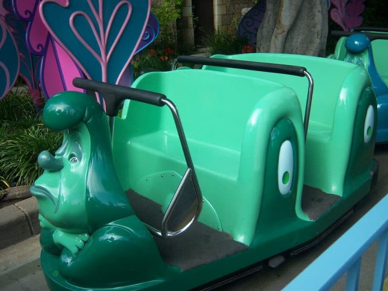 Alice in Woinderland ride at Disneyland
