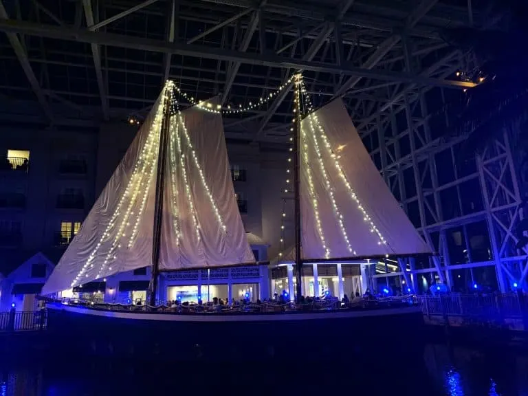 PIrate Ship at Gaylord Palms in Orlando