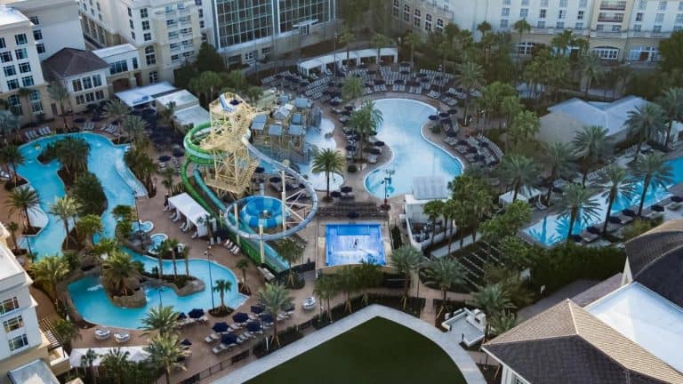 Gaylord Palms has one of the best hotel pools in Orlando