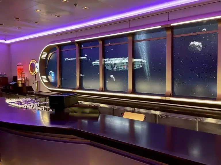 Star Wars Hyperspace Lounge DIsney Wish