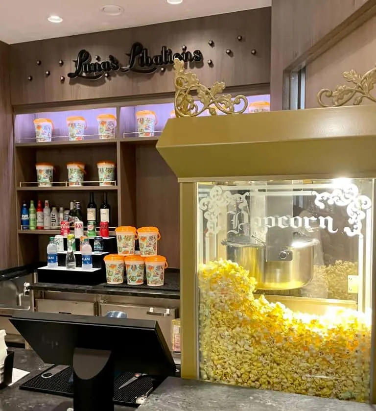 Disney Popcorn on a Disney Cruise