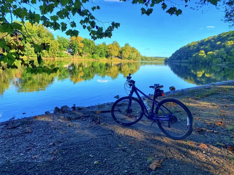 Bike riding in the Poconos in summer