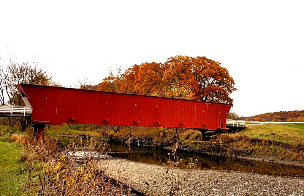 Madison County, Iowa in the fall