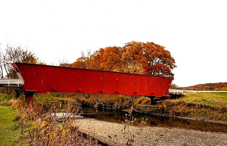 Madison County, Iowa in the fall