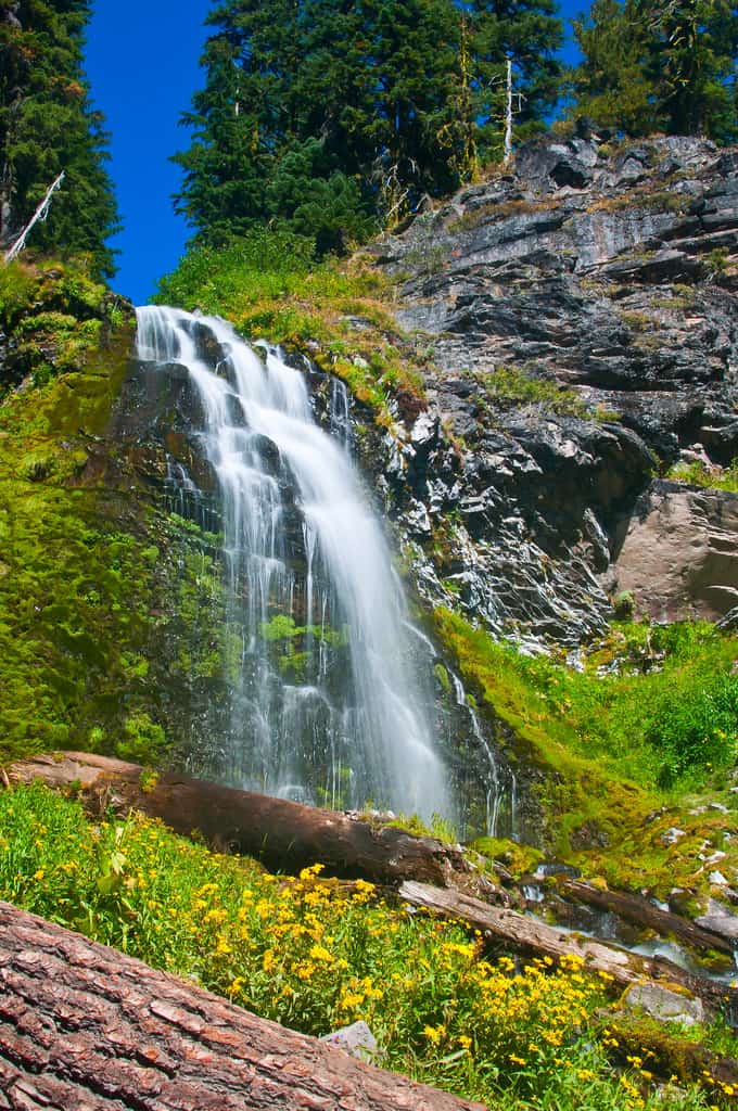 Plaikni Falls in Crate Lake National Park