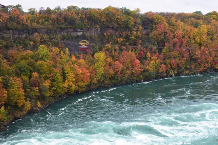 Whirlpool State Park in New York is a great place for fall color