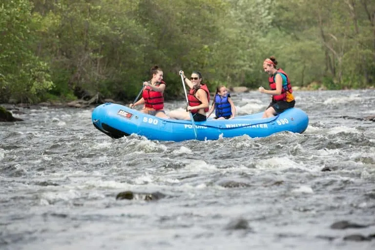 One of the best things to do in the Poconos in the summer is go whitewater rafting