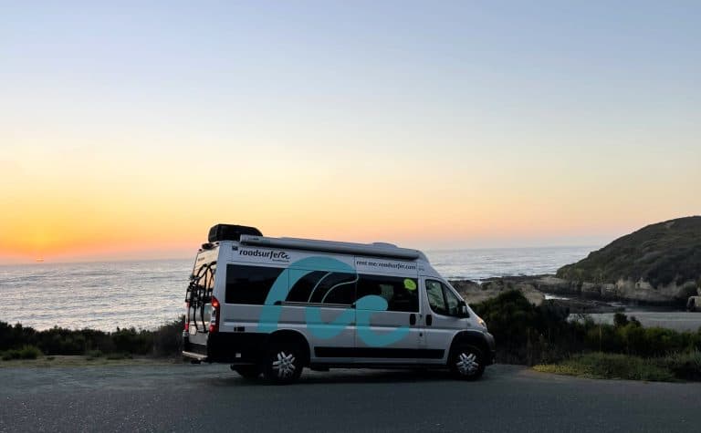 Roadsurfer Camper Van is perfect for a California Central Coast raod trip
