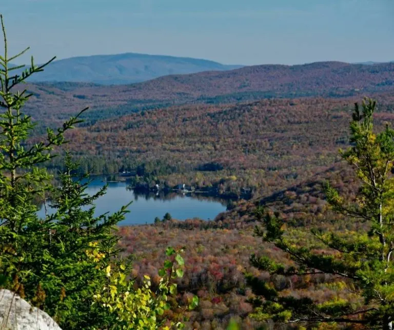 Groton State Forest in Vermont in autumn